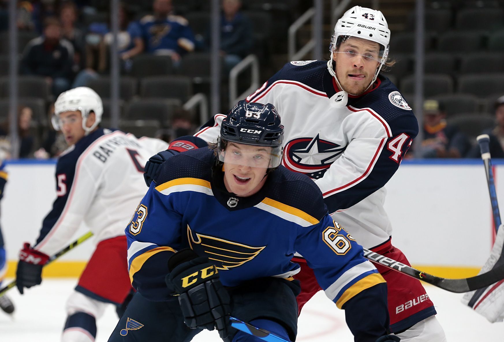 Blues take final exhibition game 7-3 over Blue Jackets